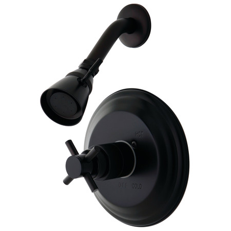 KINGSTON BRASS Tub And Shower Fct -Tub Spout Not Included, Oil Rubbed Bronze KB2635DXSO